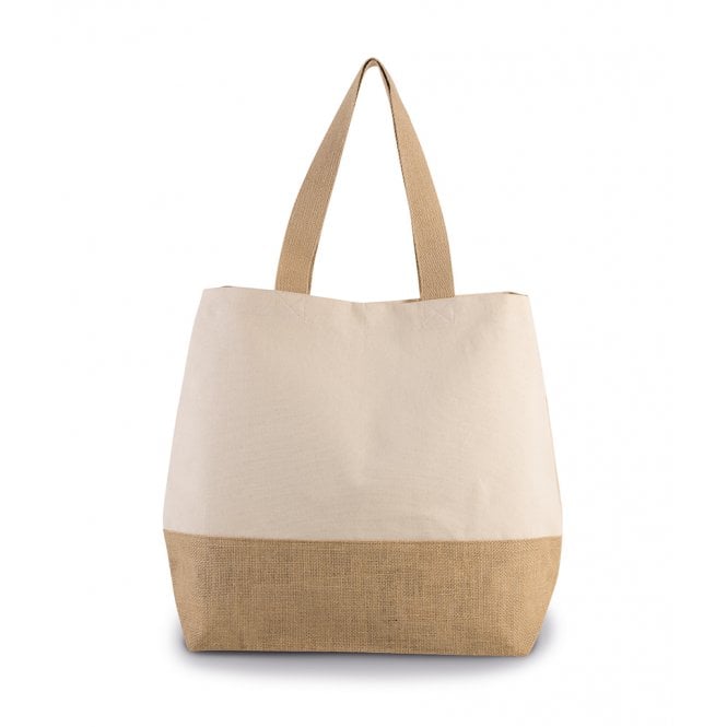 Kimood  Canvas & Jute Shopper