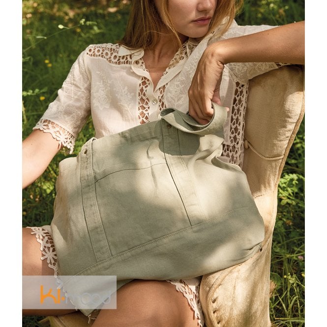 Kimood  Washed Cotton Shopper Bag