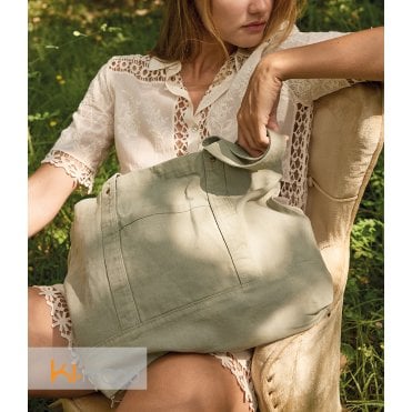 Kimood Washed Cotton Shopper Bag