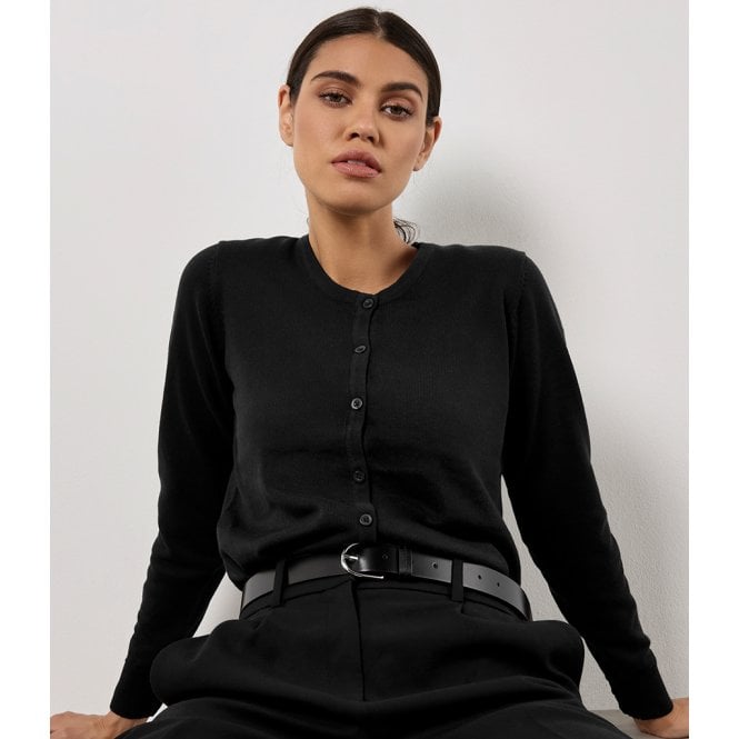 Kustom Kit  Ladies Arundel Round Neck Cardigan