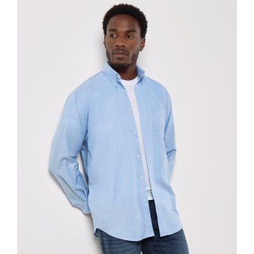 Kustom Kit Long Sleeve Classic Fit Workwear Oxford Shirt