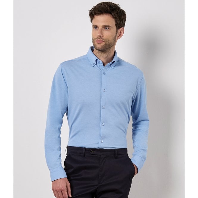 Kustom Kit  Long Sleeve Superwash® 60°C Piqué Shirt