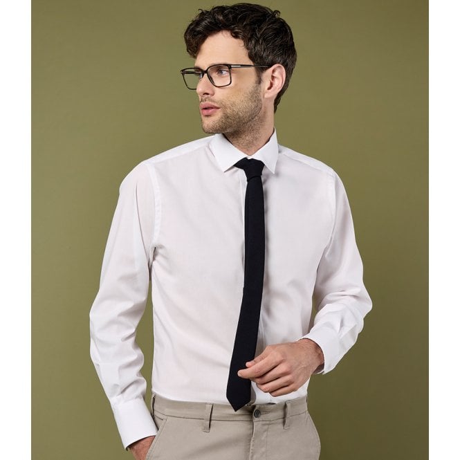 Kustom Kit  Long Sleeve Tailored Business Shirt