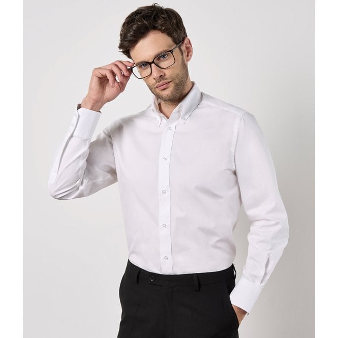 Kustom Kit  Long Sleeve Tailored City Business Shirt