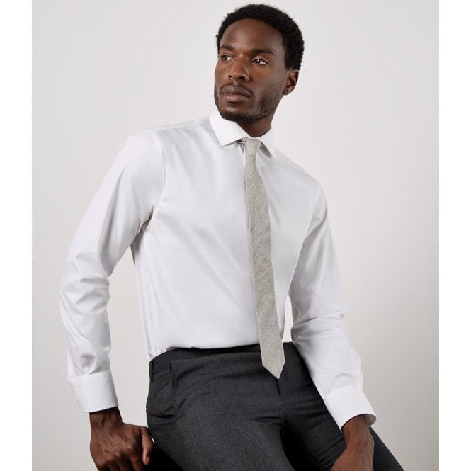 Kustom Kit  Premium Long Sleeve Classic Fit Oxford Shirt