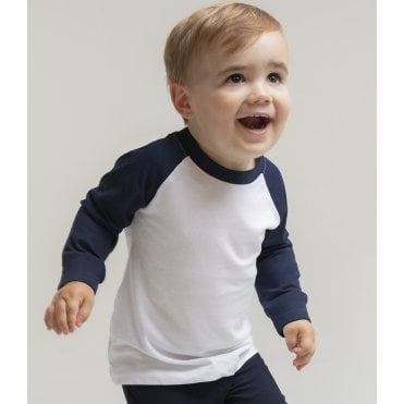 Larkwood Baby/Toddler Long Sleeve Baseball T-Shirt