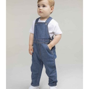 Larkwood Kids Denim Dungarees