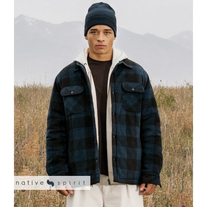Native Spirit  Checked Padded Overshirt