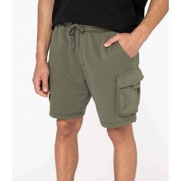 Native Spirit French Terry Washed Effect Cargo Shorts