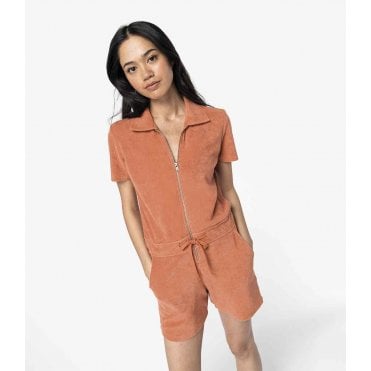 Native Spirit Ladies Eco Friendly Terry Towel Short Overall
