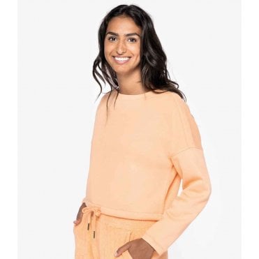 Native Spirit Ladies Oversized Cropped Sweatshirt