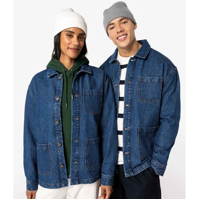 Native Spirit  Unisex Dropped Shoulder Denim Jacket