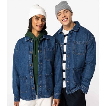 Native Spirit Unisex Dropped Shoulder Denim Jacket