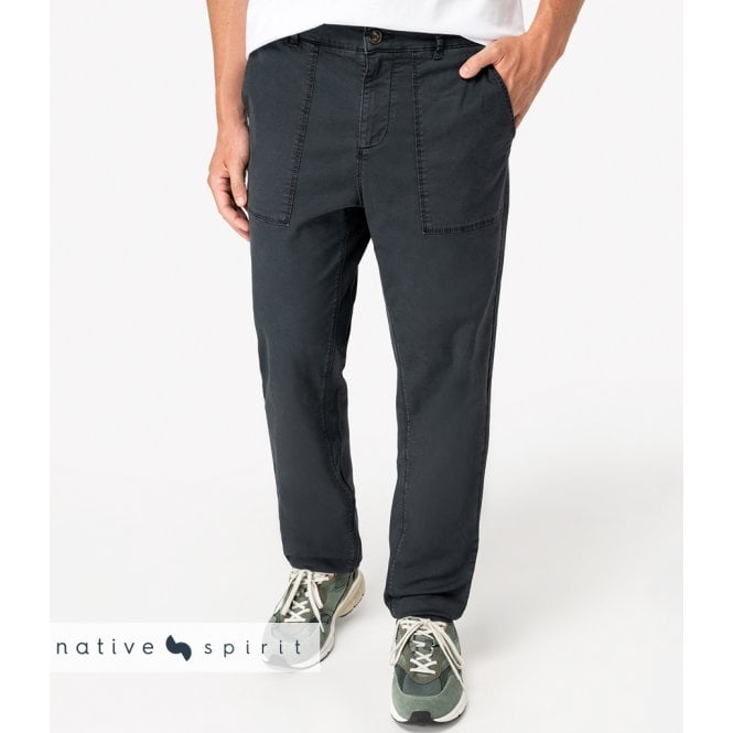 Native Spirit  Washed Effect Trousers