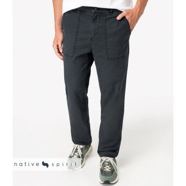 Native Spirit Washed Effect Trousers