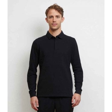 NEOBLU Owen Long Sleeve Piqué Polo Shirt