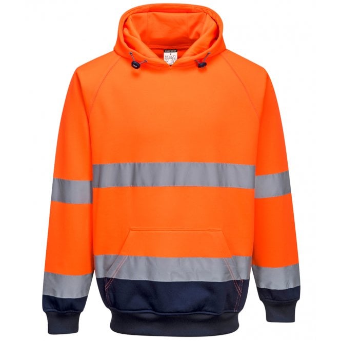 Portwest  Hi-Vis Two Tone Hooded Sweatshirt
