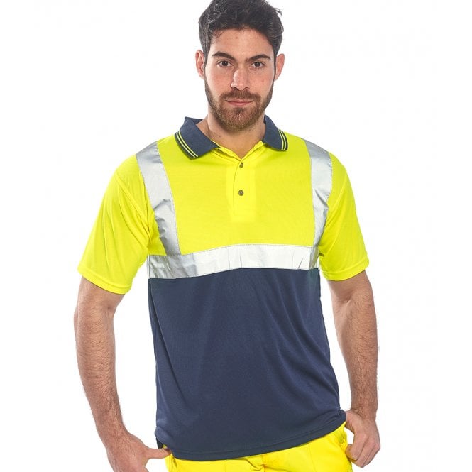 Portwest  Hi-Vis Two Tone Polo Shirt