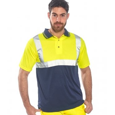 Portwest Hi-Vis Two Tone Polo Shirt
