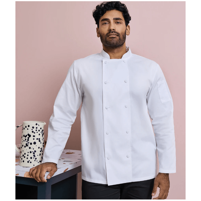 Premier  Coolchecker® Long Sleeve Chef's Jacket