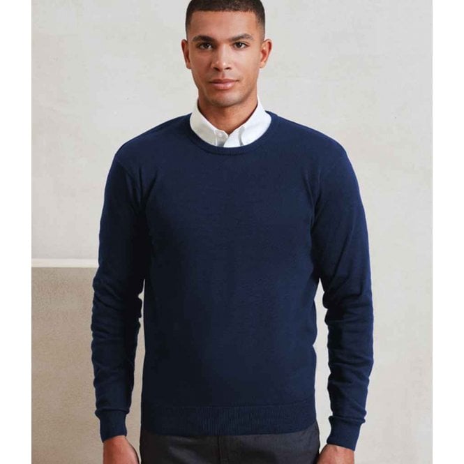Premier  Cotton Rich Crew Neck Sweater