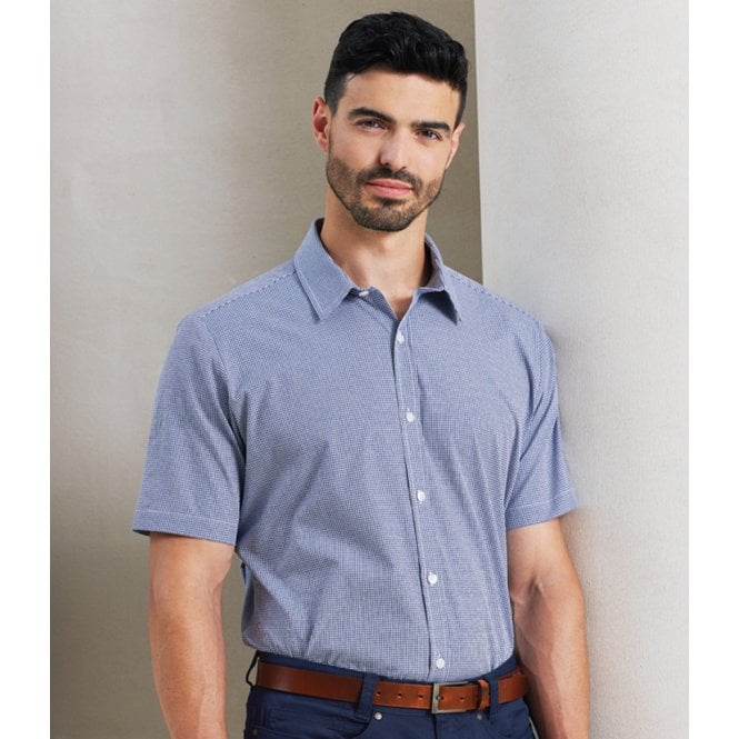 Premier  Gingham Short Sleeve Shirt