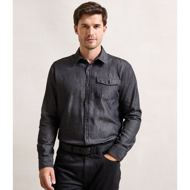 Premier  Jeans Stitch Denim Shirt