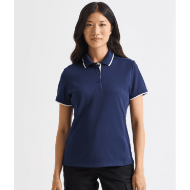 Premier Ladies Contrast Coolchecker® Piqué Polo Shirt