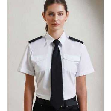 Premier Ladies Short Sleeve Pilot Shirt