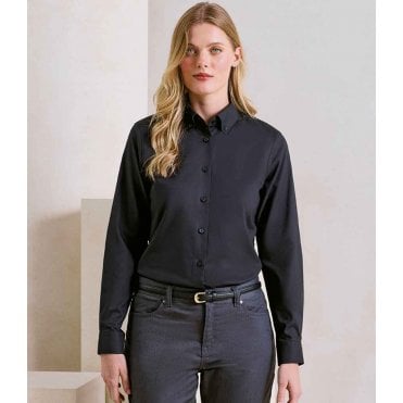 Premier Ladies Supreme Long Sleeve Oxford Shirt