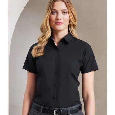 Premier Ladies Supreme Short Sleeve Poplin Shirt