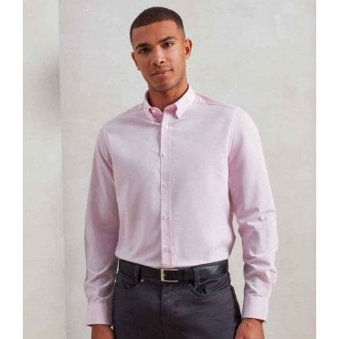 Premier Long Sleeve Striped Oxford Shirt