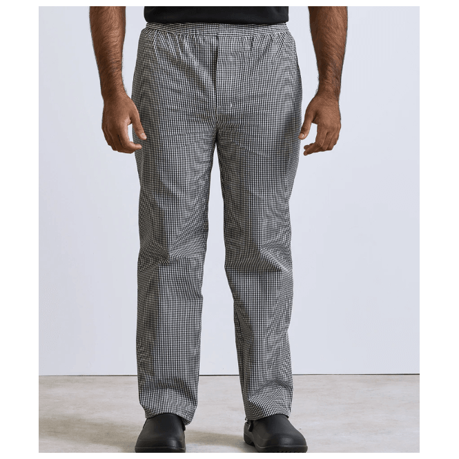 Premier  Pull-On Chef's Check Trousers