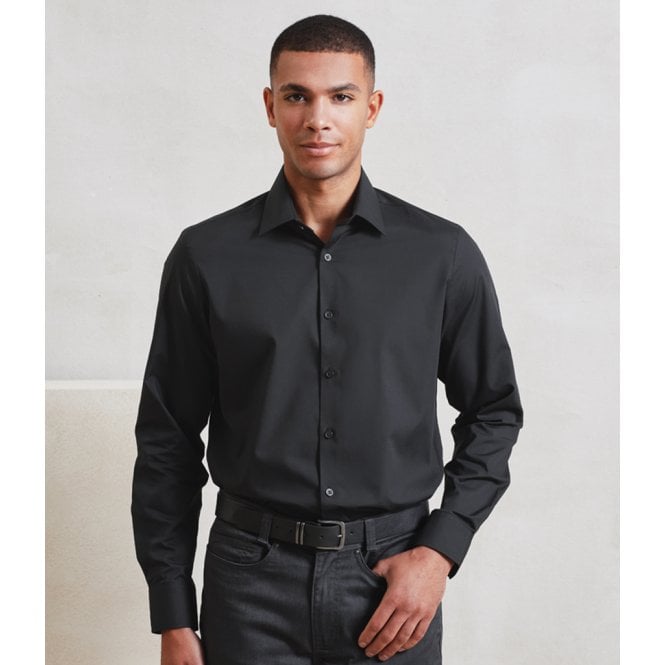 Premier  Recyclight® Long Sleeve Poplin Shirt