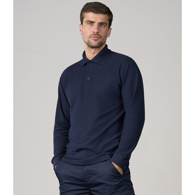 PRO RTX  Pro Long Sleeve Piqué Polo Shirt