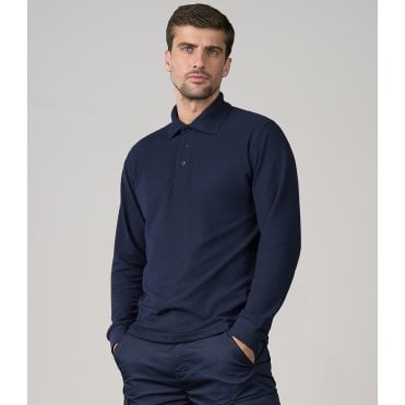 PRO RTX Pro Long Sleeve Piqué Polo Shirt