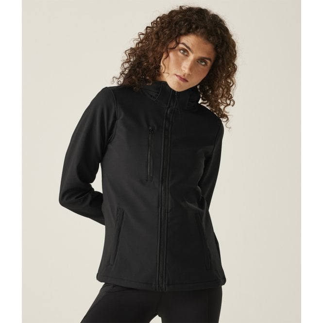 Regatta  Ladies Venturer Three Layer Hooded Soft Shell Jacket