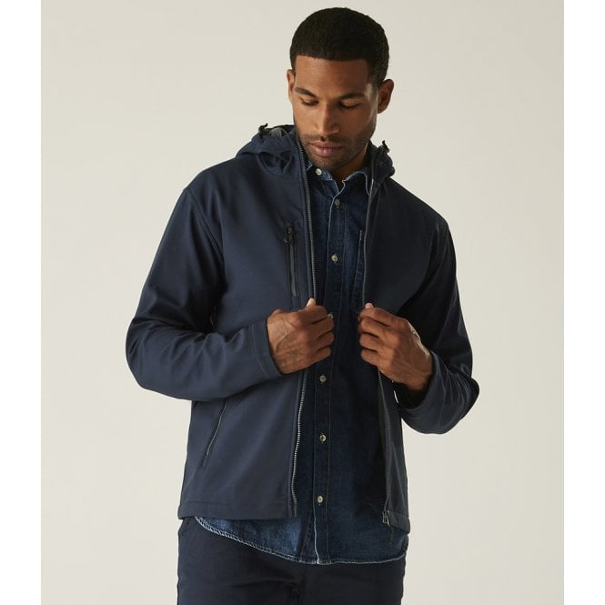 Regatta  Navigate Two Layer Hooded Soft Shell Jacket