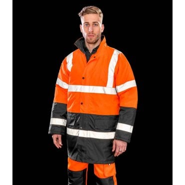 Result Core Motorway Two-Tone Safety Coat