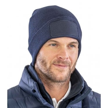 Result Genuine Recycled Double Knit Printers Beanie