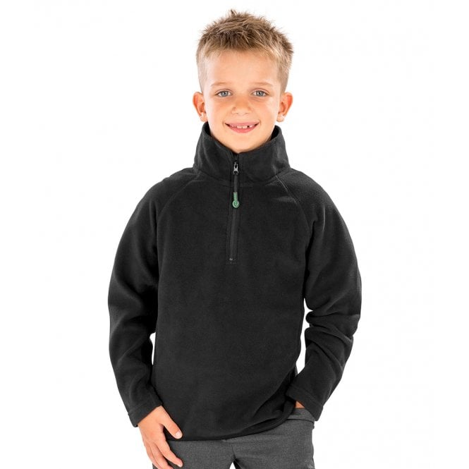 Result Recycled Result Genuine Recycled Kids Zip Neck Micro Fleece