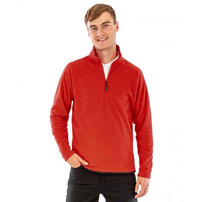 Result Recycled Result Genuine Recycled Zip Neck Micro Fleece