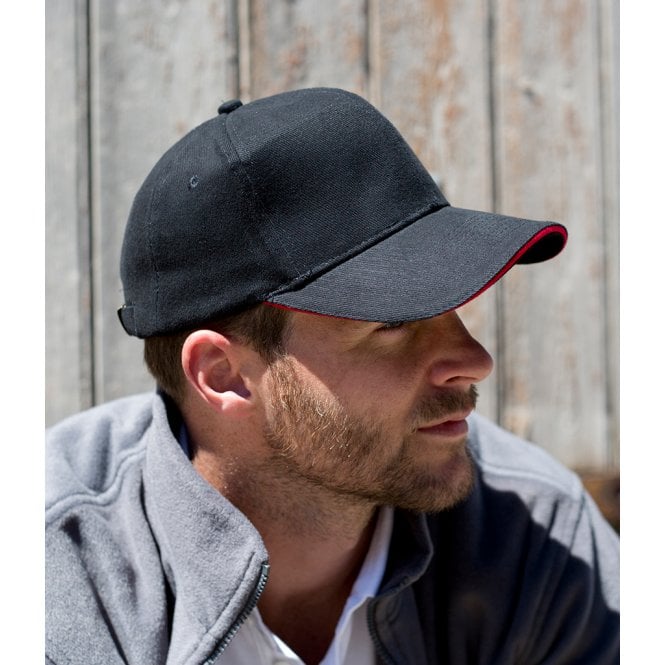 Result Headwear Result Pro-Style Heavy Brushed Cotton Cap