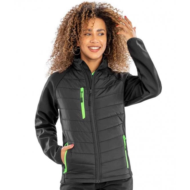 Result Recycled Result Genuine Recycled Black Compass Padded Jacket