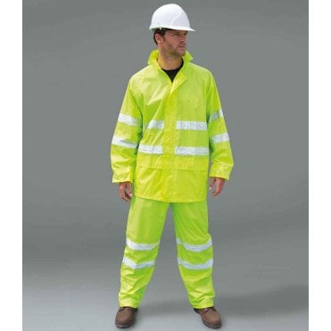 Result Safe-Guard Hi-Viz Waterproof Suit
