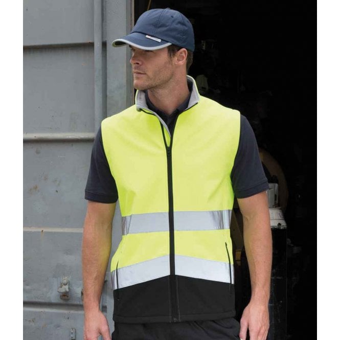 Result Safe-Guard  Printable Safety Soft Shell Gilet