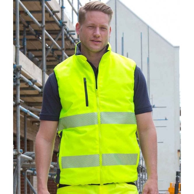 Result Safe-Guard  Reversible Soft Padded Gilet