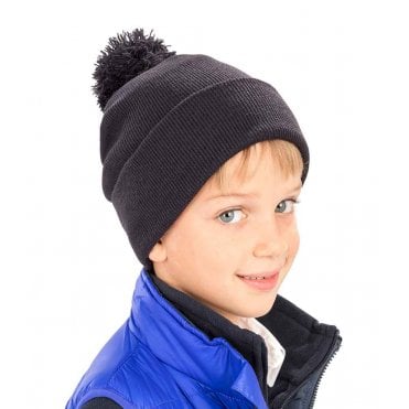 Result Core Kids Pom Pom Beanie