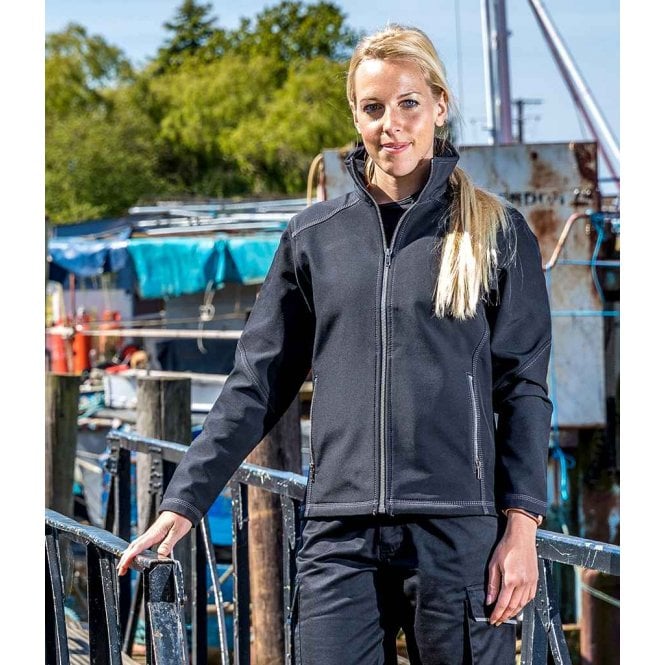 Result Work-Guard  Ladies Treble Stitch Soft Shell Jacket