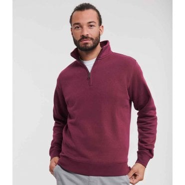 Russell Authentic Zip Neck Sweatshirt 
